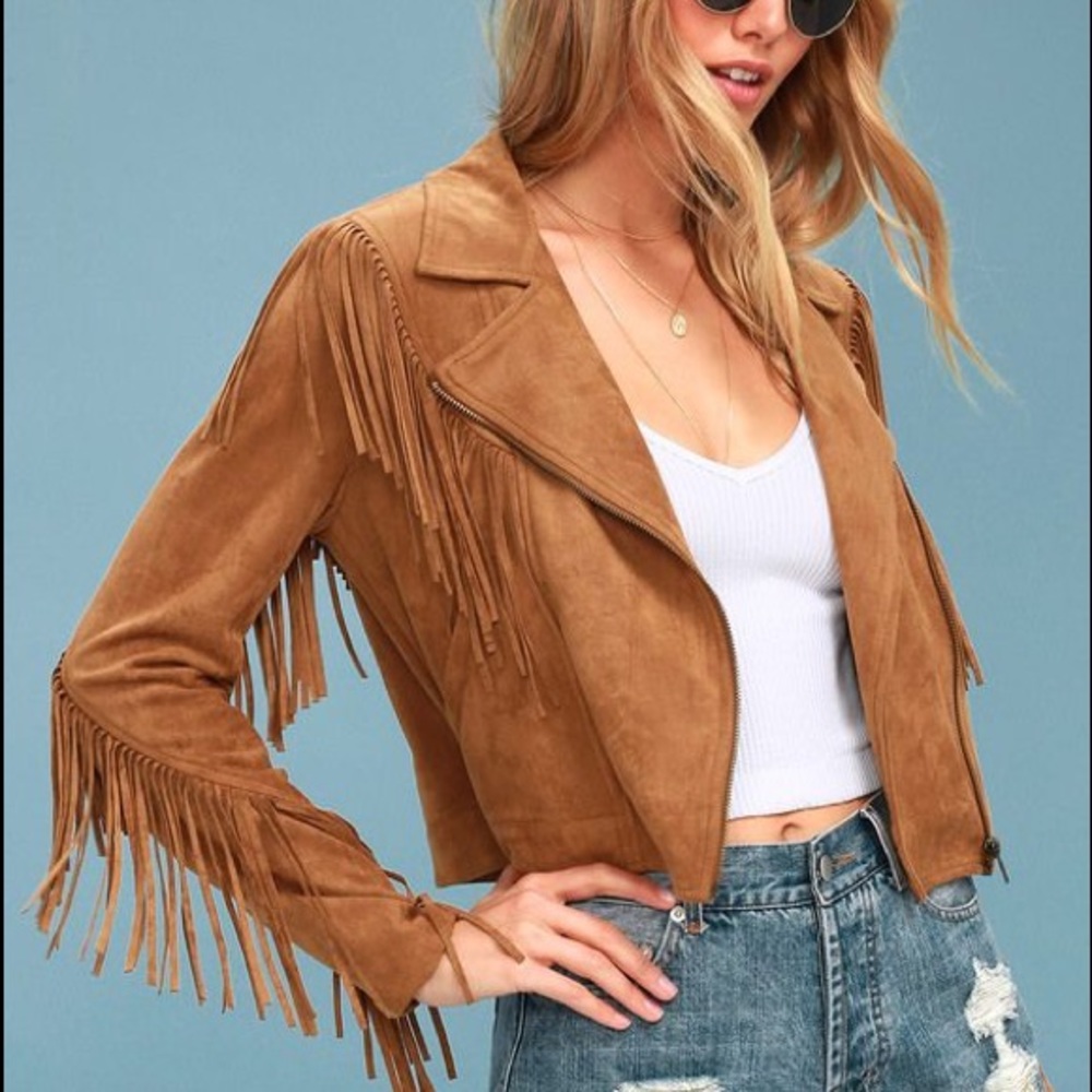 Flying Tomato Fringe Jacket